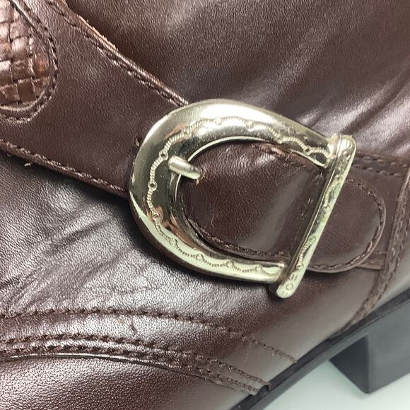 Ariat Blair Monk strap equestrian riding ankle brown leather boots size 9B EUC - Picture 3 of 13